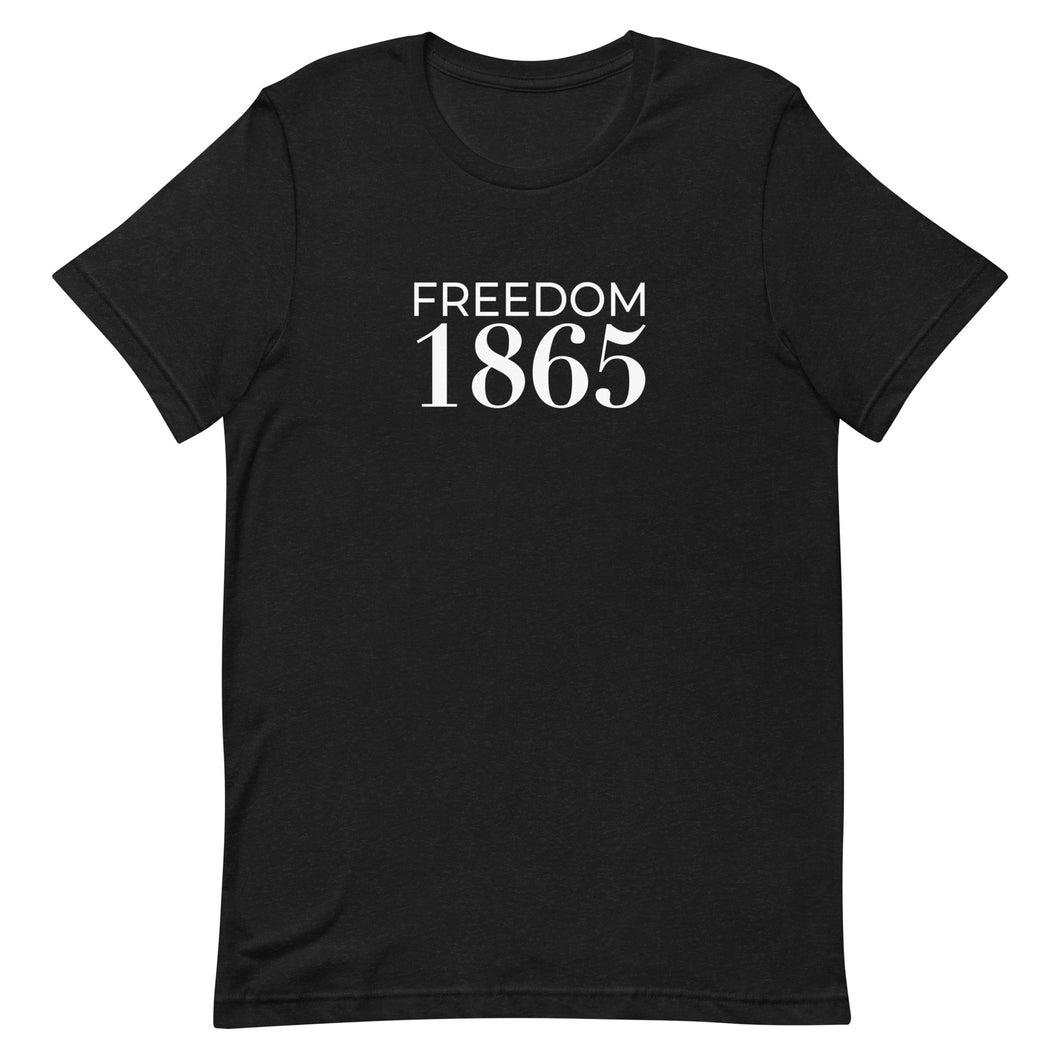 Unisex t-shirt - Classic Freedom 1865 Logo Tee (White)